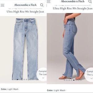 Abercrombie & Fitch Blue High Rise Jeans